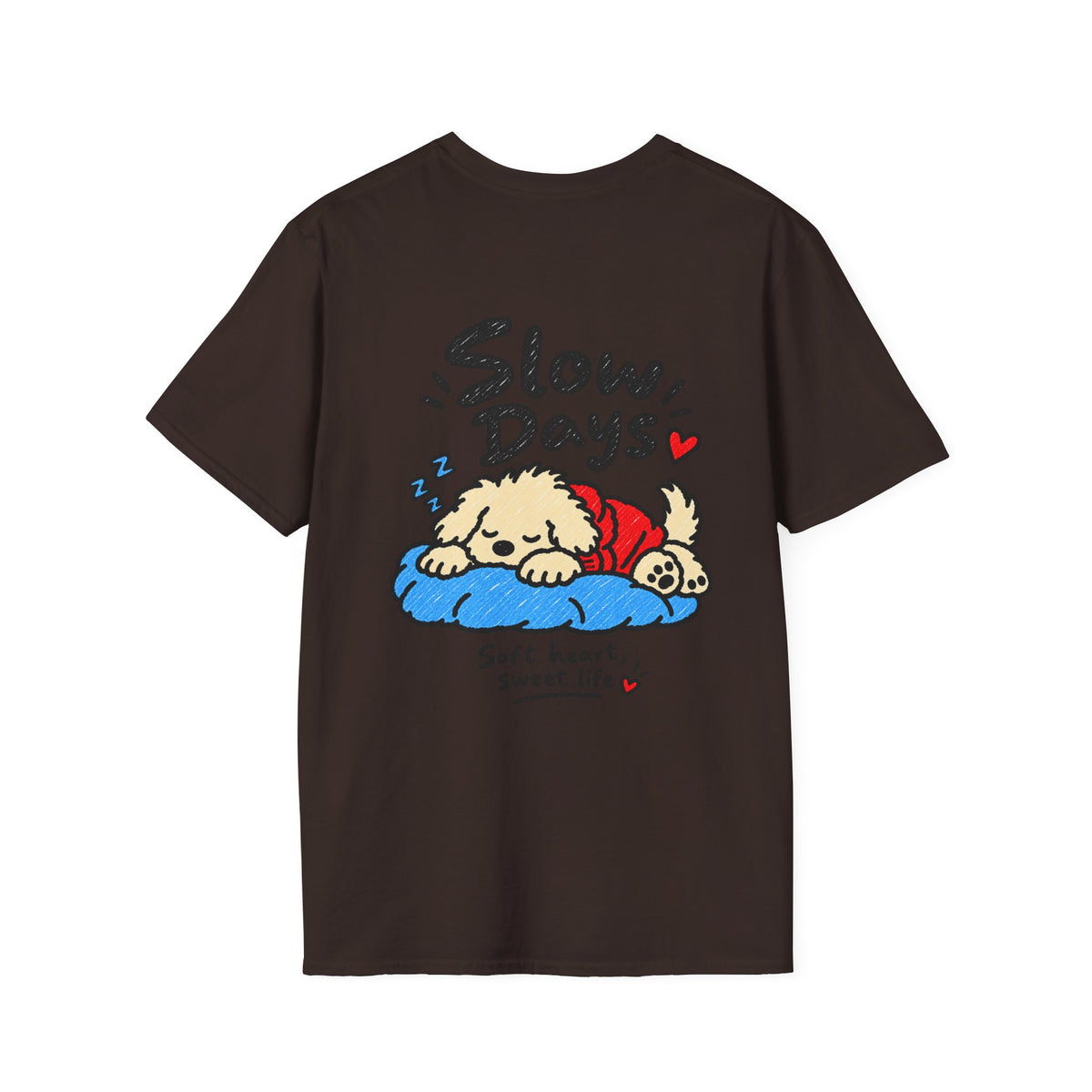 Personalisiertes Haustier-T-Shirt „Take It Easy“ – Foto & Name