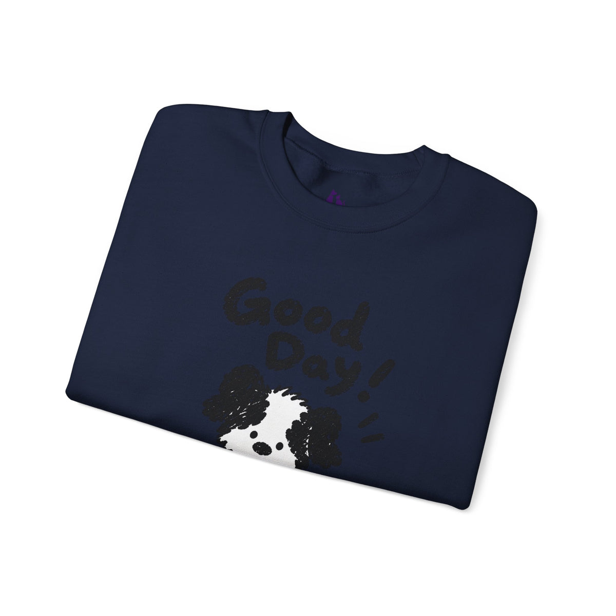 Personalisiertes Haustier-Sweatshirt „Good Day“ – Foto & Name