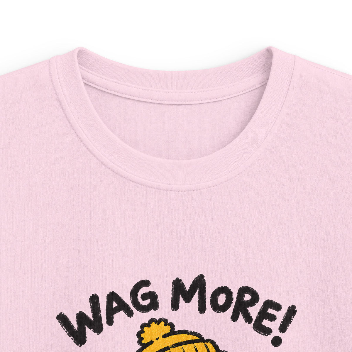Kids Tee — 'Wag More! Keep Wagging' Cute Puppy Graphic Shirt