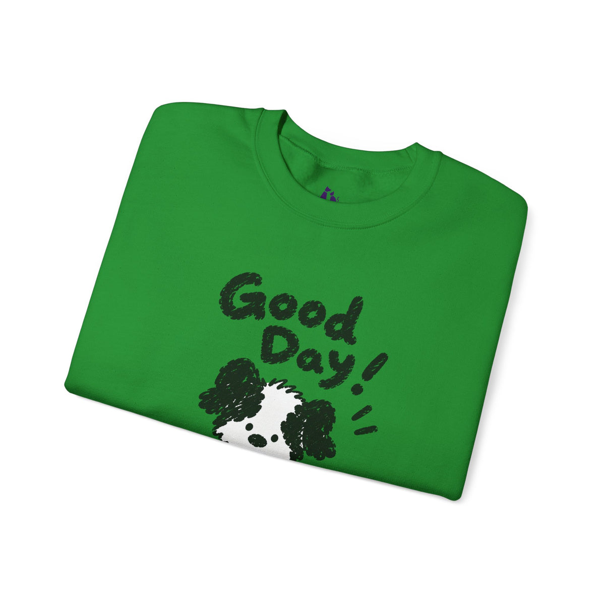 Personalisiertes Haustier-Sweatshirt „Good Day“ – Foto & Name